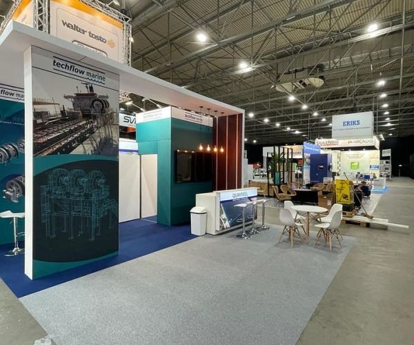 Messestand Von Techflow Marine Ltd