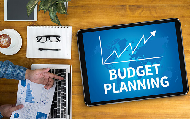 Budgetplanung Messe