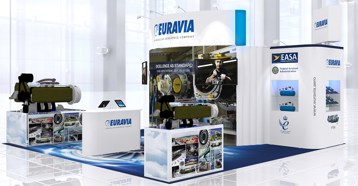 Moderner Messestand für die ILA in Berlin Expo Exhibition Stands gehört zu den führenden Dienstleistungsunternehmen im Bereich Messebau und Events. Wir sind Ihr perfekter Partner, wenn es sich um die individuelle Gestaltung Ihres Messestandes und die Inszenierung Ihres perfekten Messeauftrittes auf der ILA Berlin handelt. Expo Exhibition Stands bietet Ihnen ein professionelles Team an Designern, Projektleitern und erfahrenen Messebauern. Unser Leistungsspektrum reicht von der Beratung über ein kostenloses 3D-Design bis zum Messebau sowie Auf- und Abbau des Standes auf der ILA Berlin.