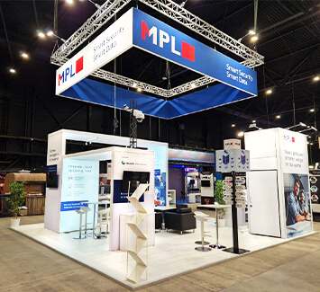 Messestand von MPL