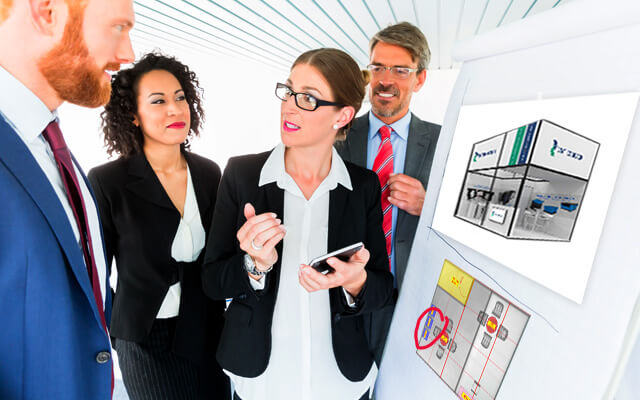 Messeplanung-Standpersonal