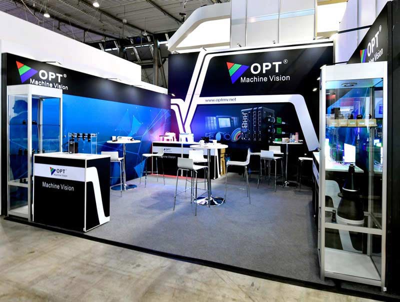 Messestand von OPT Machine Vision