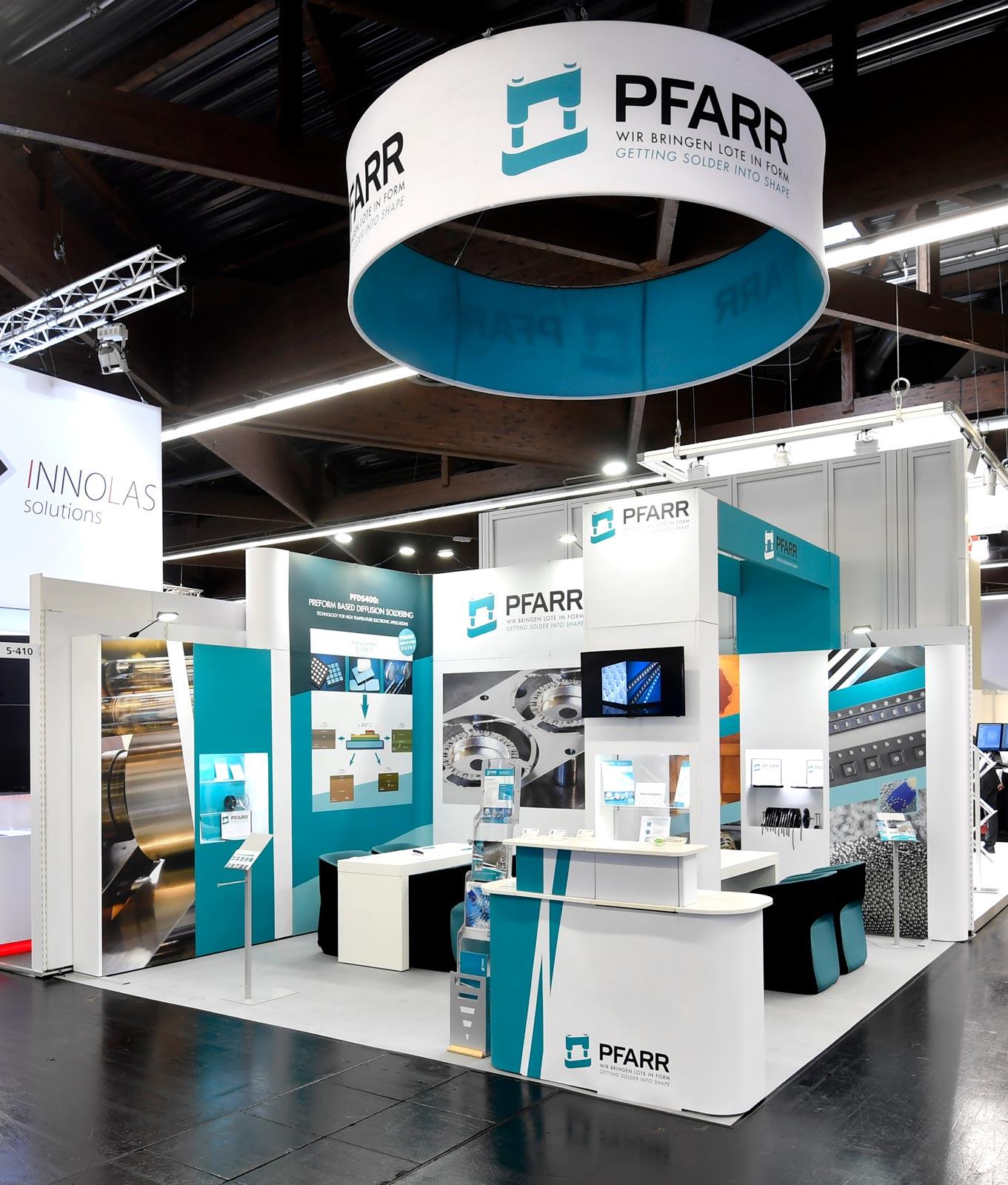 Messestand von PFARR