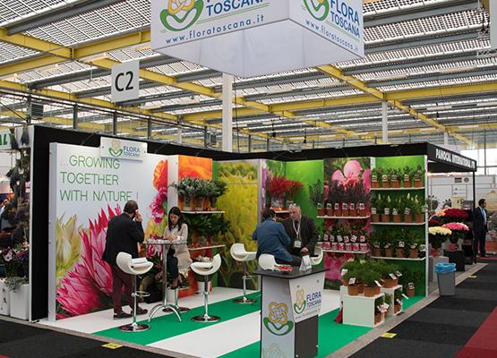 Messebau für Flora Toscana Med