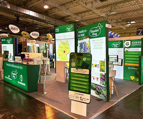 Messestand von Stauden Ring
