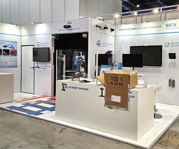 Messestand von Sick AG - InnoTrans 2024, Berlin