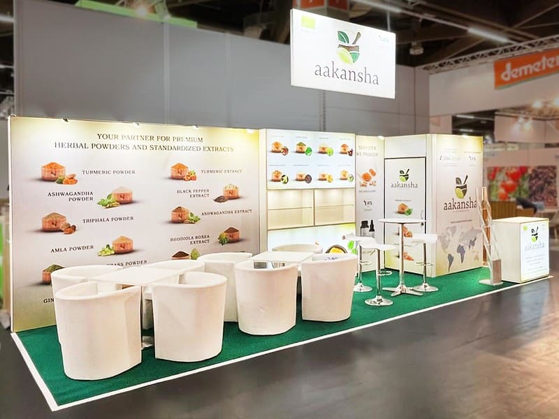 Messebau für Aakansha Naturprodukte GmbH - BIOFACH, Nürnberg