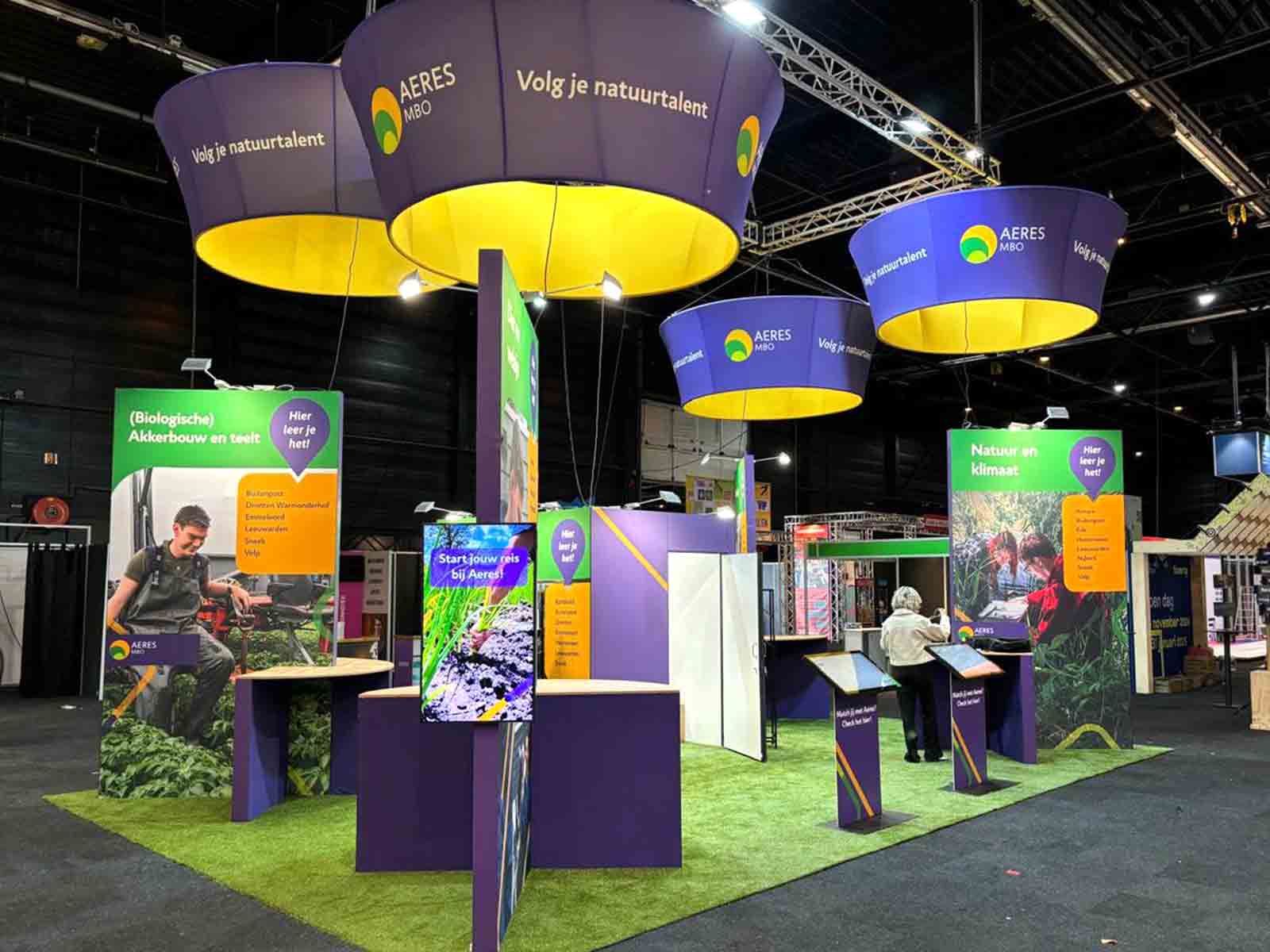 Messestand von Aeres MBO