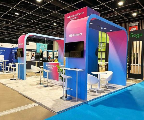 Messestand von Mercer - UNLEASH World 2024, Paris