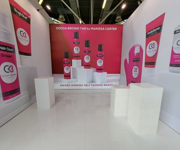Messestand von cocoa brown