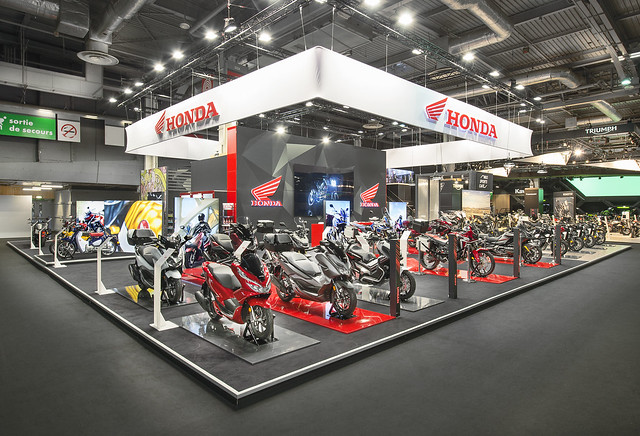 Messestand Von Honda