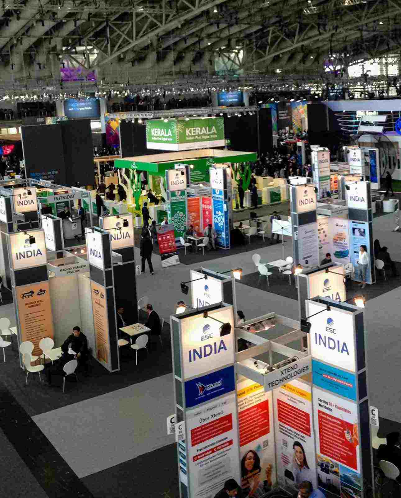 Messestand lange Aussicht