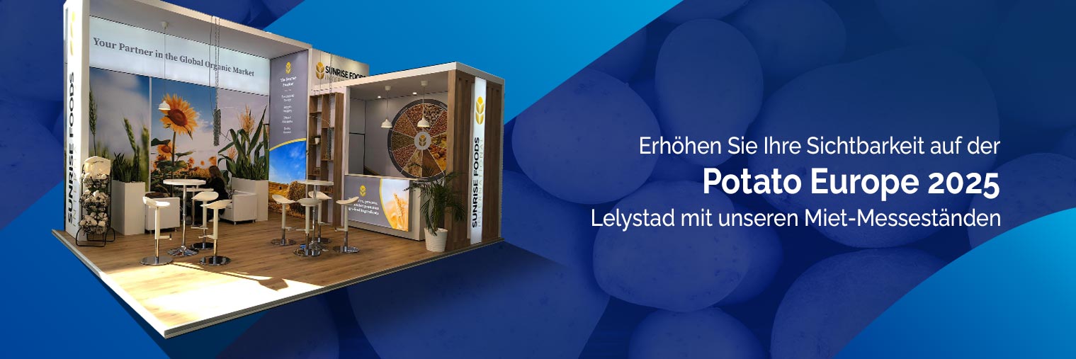 Messebauer für Potato Europe 2025, Lelystad