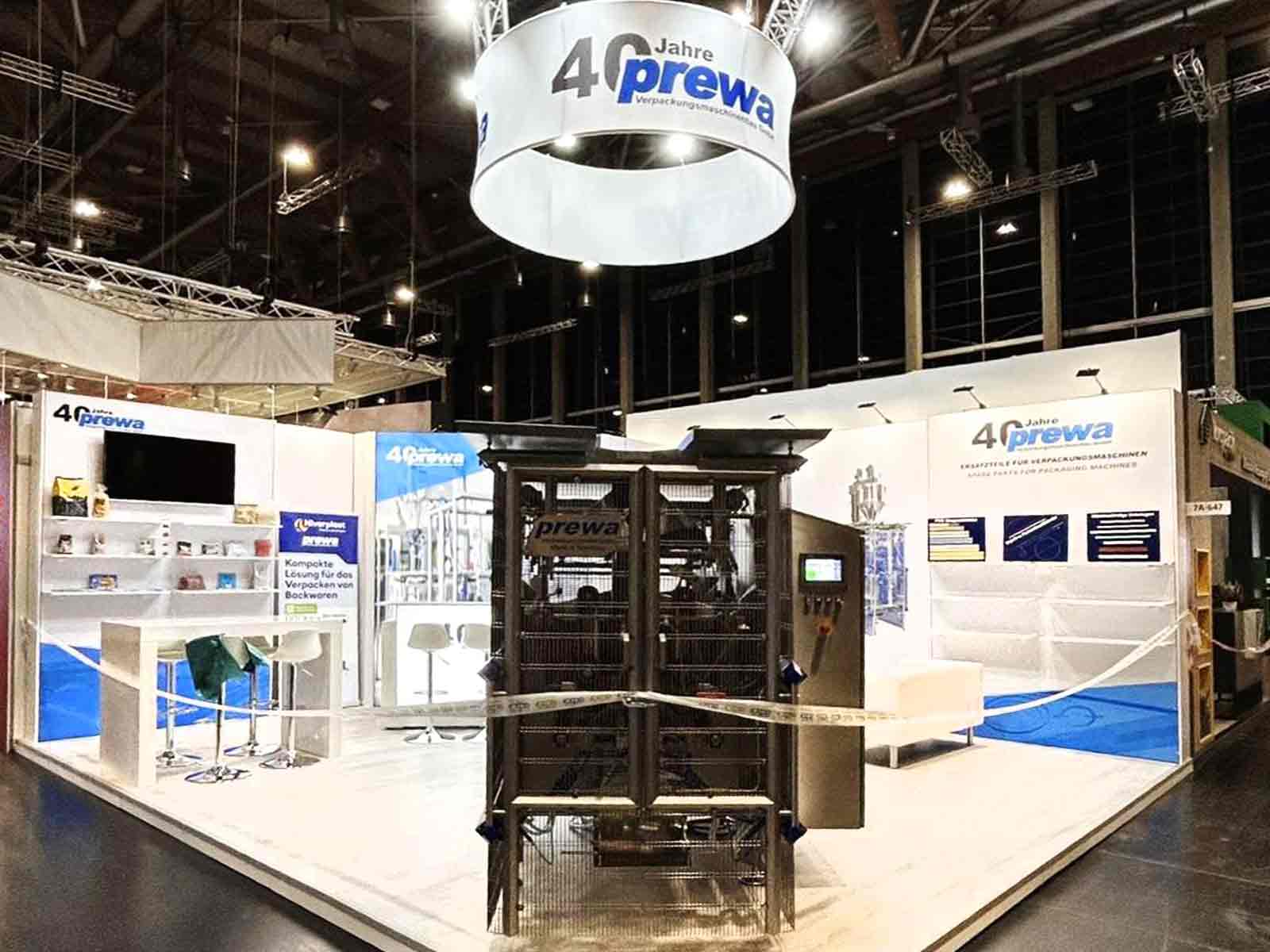 Messestand von Prewa