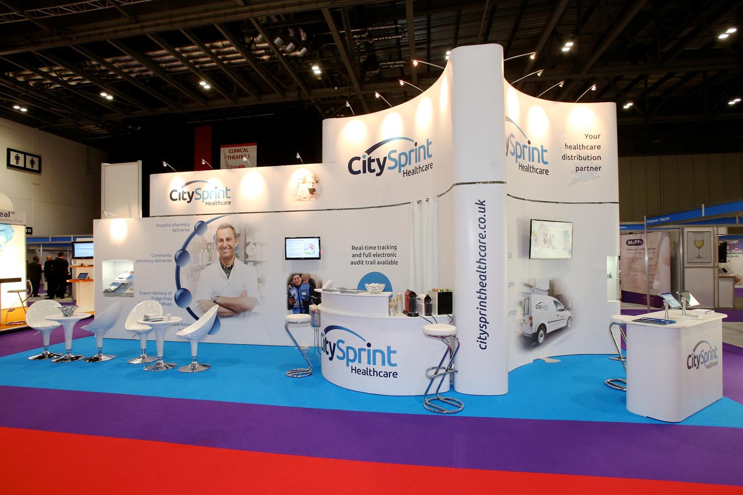 10x4 Messestand