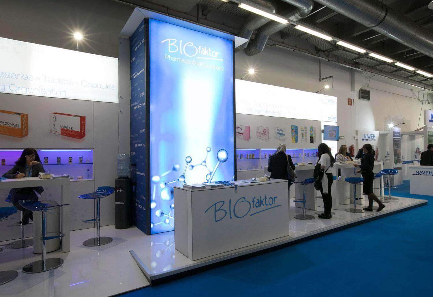 Messestand von BIOfaktor