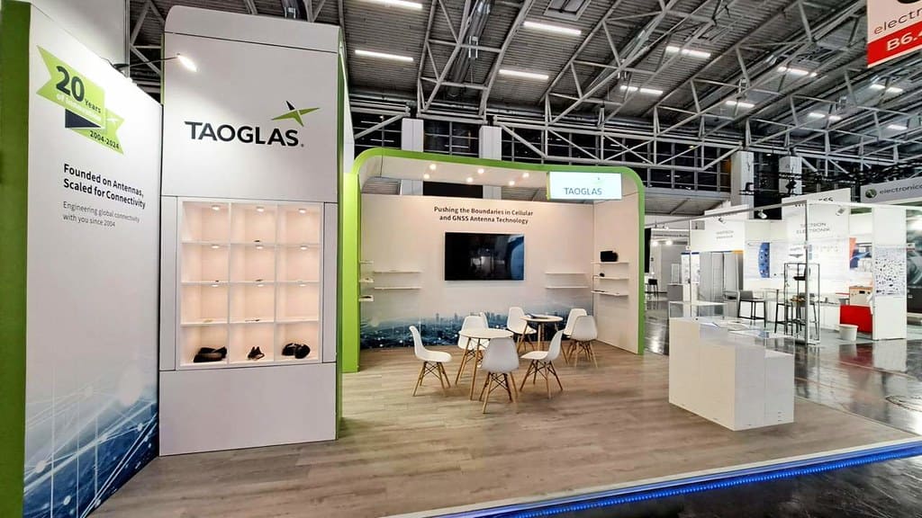 Messestand von Taoglas - München