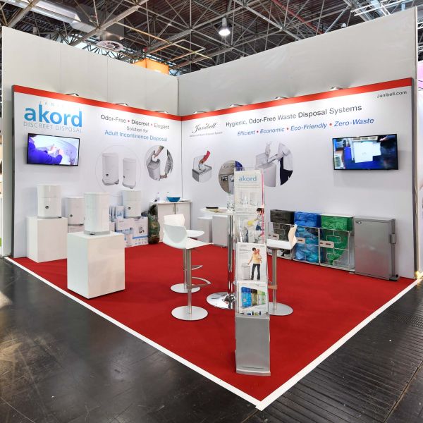 Messebau für Akord Discreet Disposal