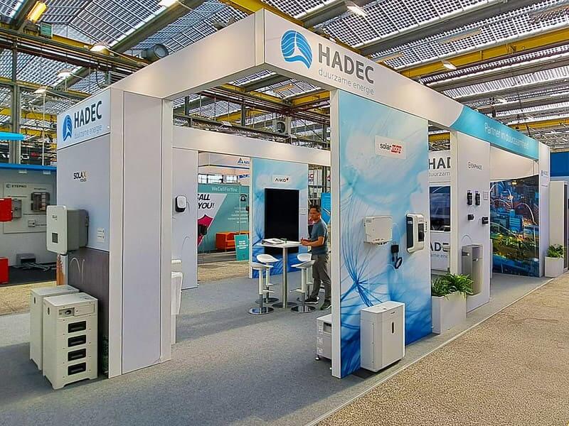 Messebau für HADEC Duurzame Energie - Solar Solutions Amsterdam 2024