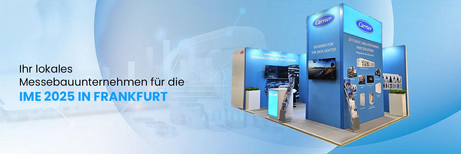 Messebauer für IME 2025 in Frankfurt