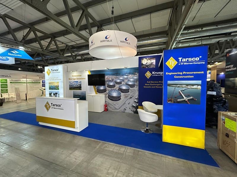 Messebau für Tarsco - Gastech Exhibition & Conference 2025, Milan, Italy