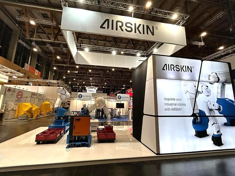 Messestand von Blue Danube Robotics GmbH