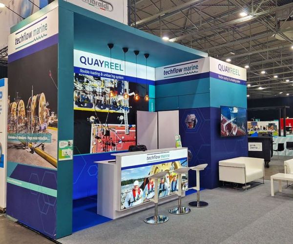 Messestand von Techflow Marine Ltd ​​​​​​