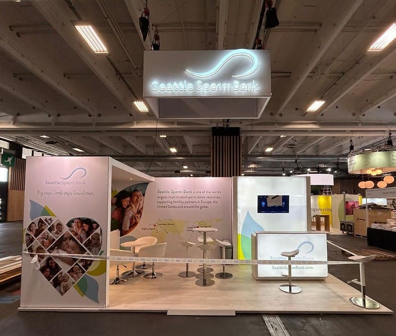 Messebau für Seattle Sperm Bank - Eshre 2025, Paris