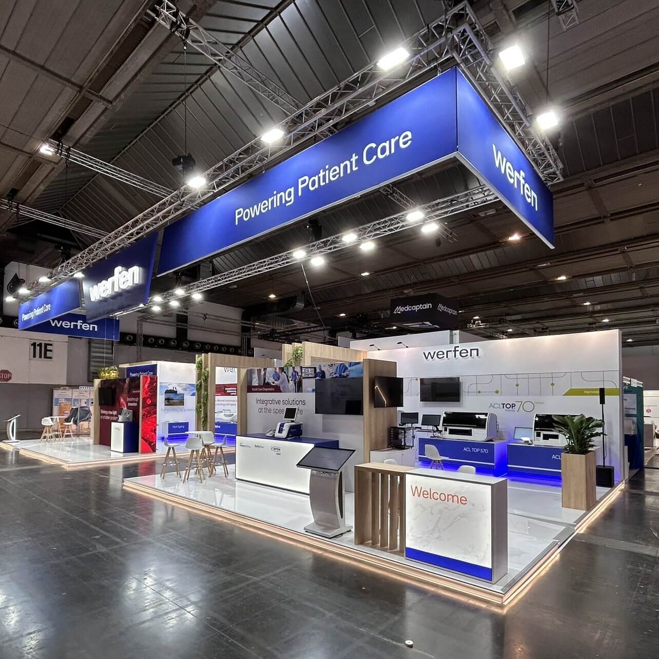 Messebau für Werfen - EuroMedLab 2025, Brüssel, Belgien