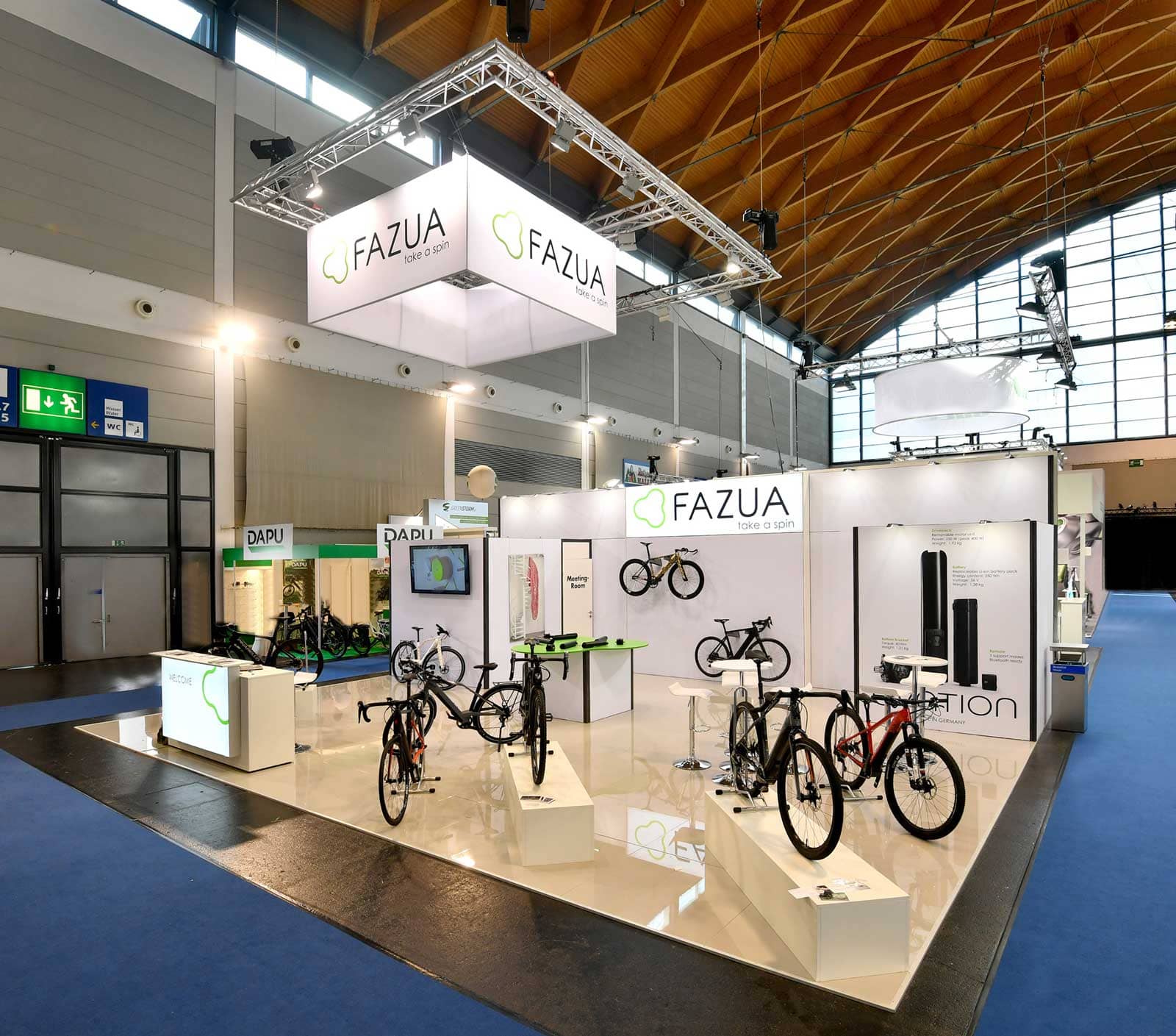 Messebau für FAZUA GmbH - EUROBIKE, Friedrichshafen