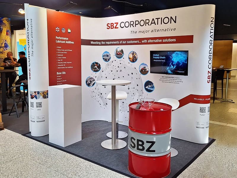 Messebau für SBZ corporation - UNITI Mineral Oil Technology Congress 2024, Stuttgart