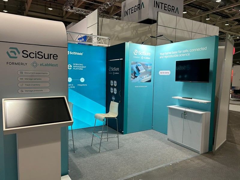 Messebau für elab Next - Ilmac 2025,Basel, Schweiz