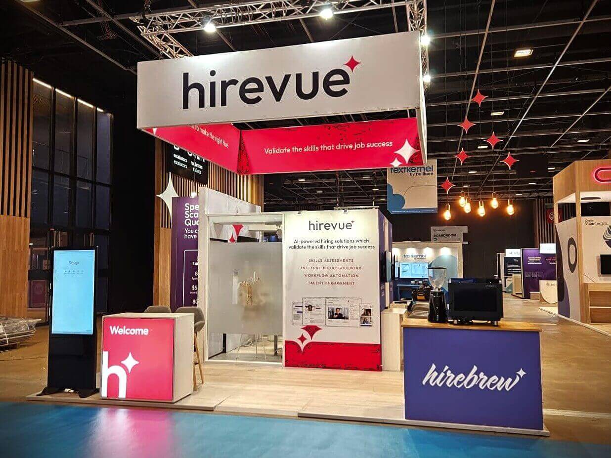 Messebau fur hirevue - Unleash World 2025, Paris