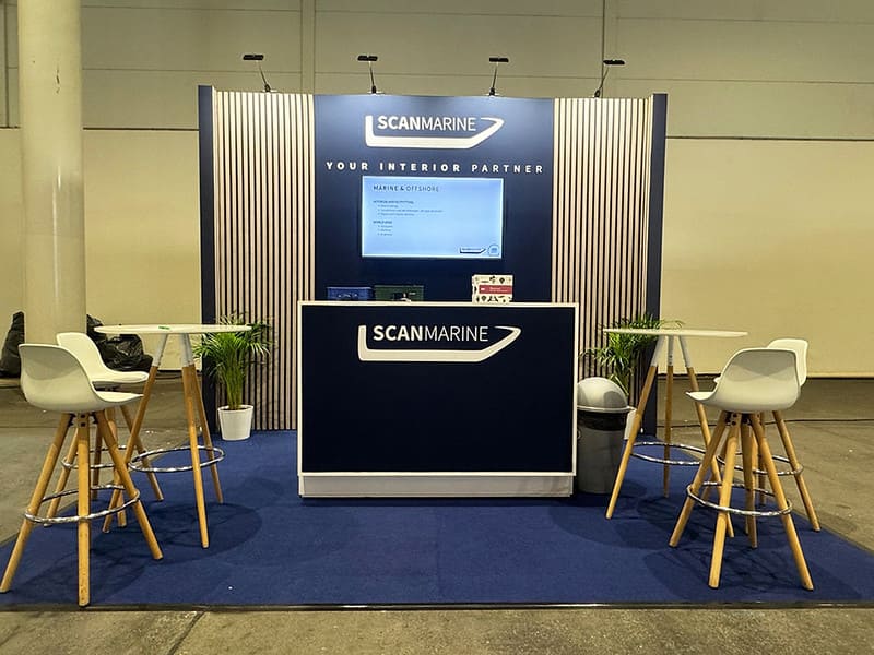 Messebau für SCANMARINE - CSI Europe 2025, Hamburg