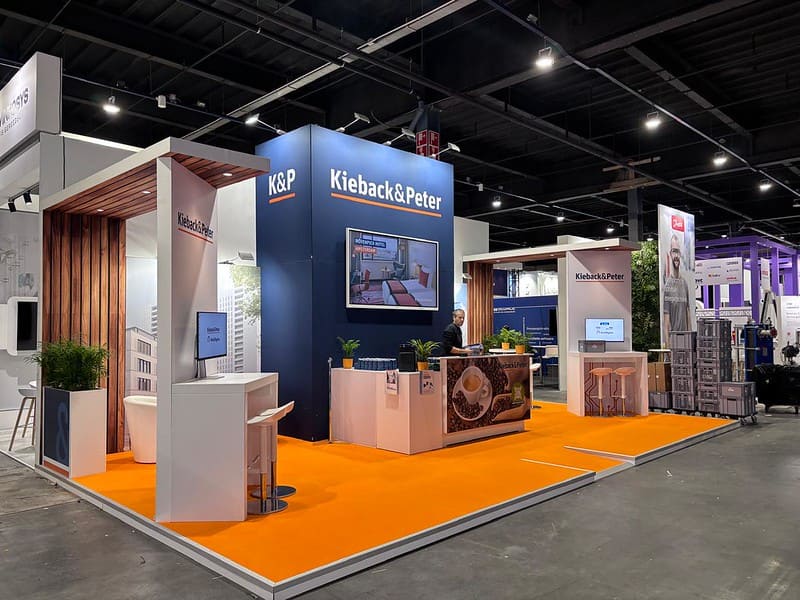 Messebau für Kieback&Peter - VSK+E 2026, Utrecht