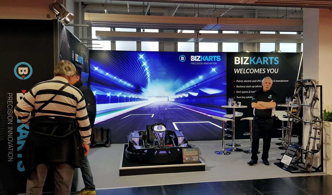 BIZKarts IKA Karts 2000 stand d'exposition