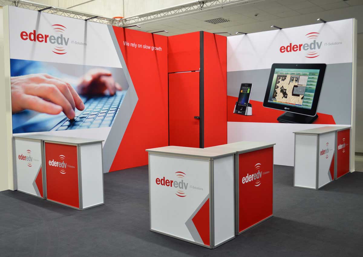 Eder-EDV-Messestand-Testaufbau