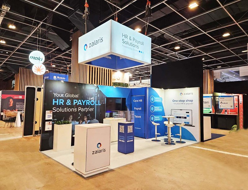 Stand d'exposition pour Zalaris - Paris