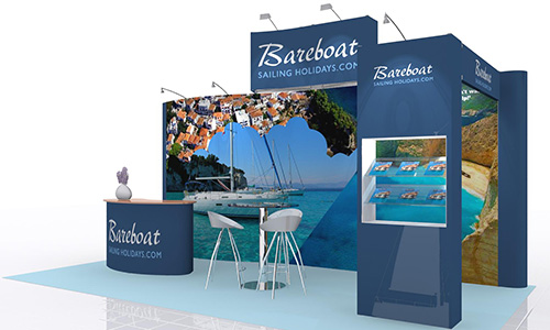 hanseboot Hamburg Messestand Design Bild