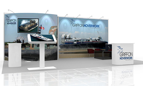 hanseboot Hamburg Messestand Design Bild