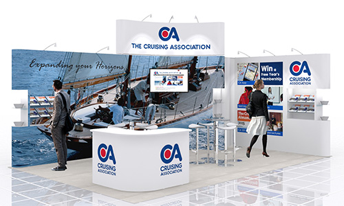 hanseboot Hamburg Messestand Design Bild