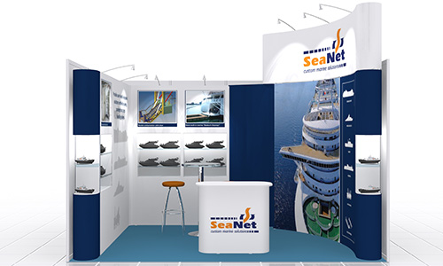 hanseboot Hamburg Messestand Design Bild