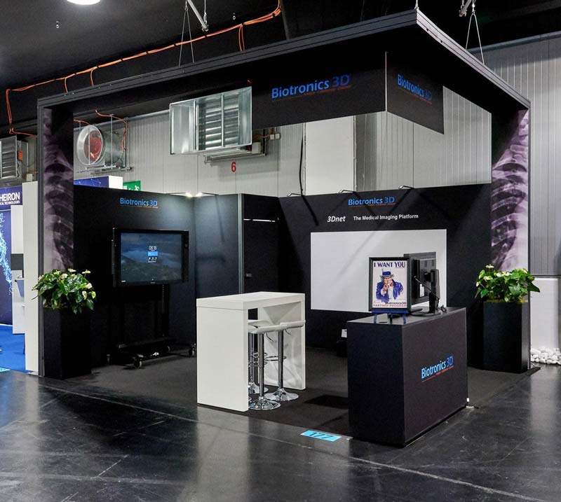 Biotronics 3D-ECR 2018 Vienna Austria Stand d'exposition