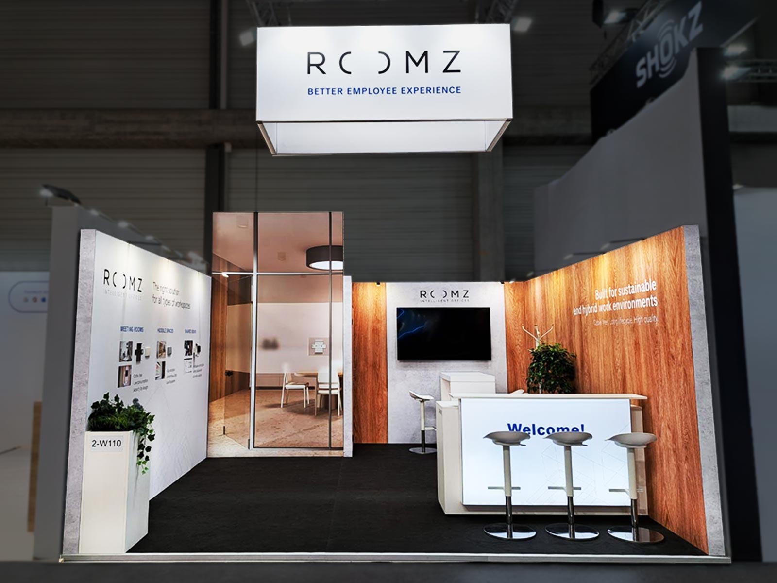 Stand d'exposition pour ROOMZ - ISE 2024