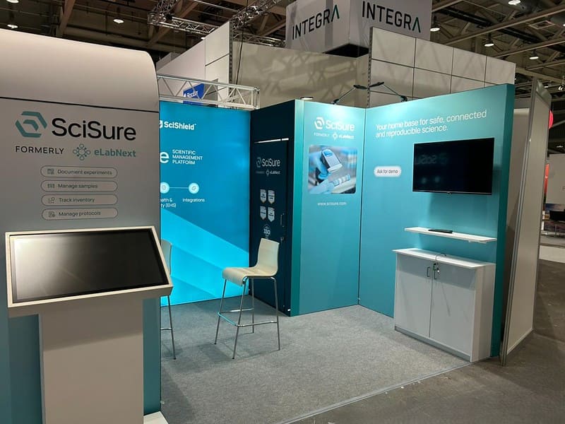 Stand d'exposition pour elab Next - Ilmac 2025,Basel