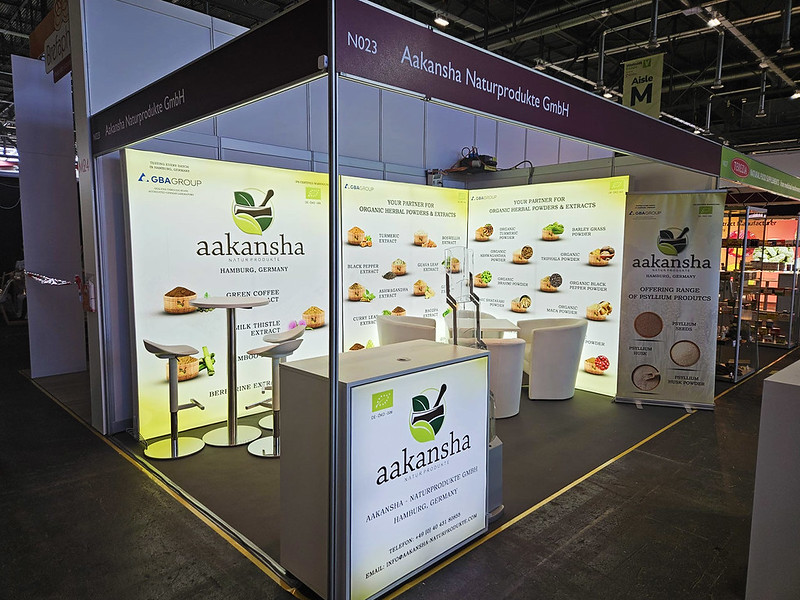 Stand d'exposition pour Aakansha - Vitafoods Europe