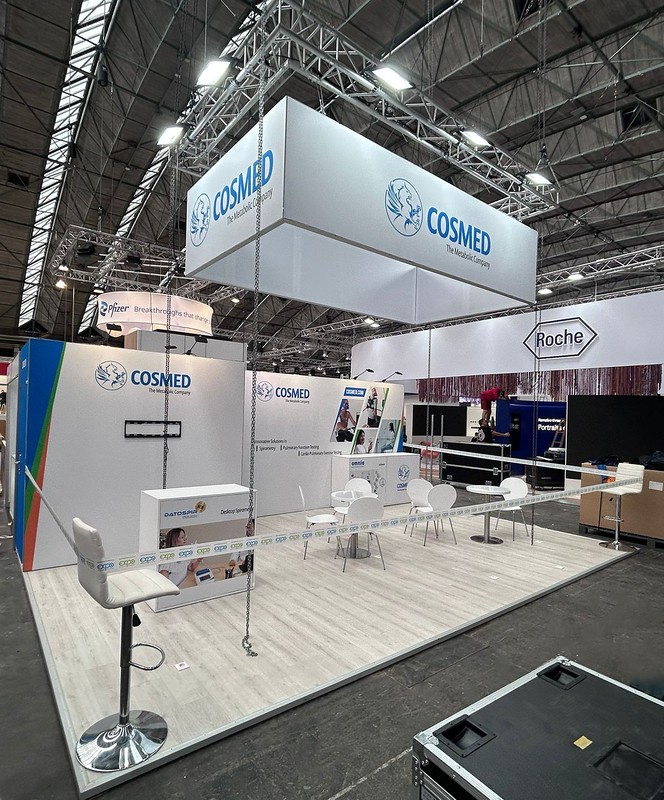 Stand d'exposition pour Cosmed ERS Congress - Amsterdam
