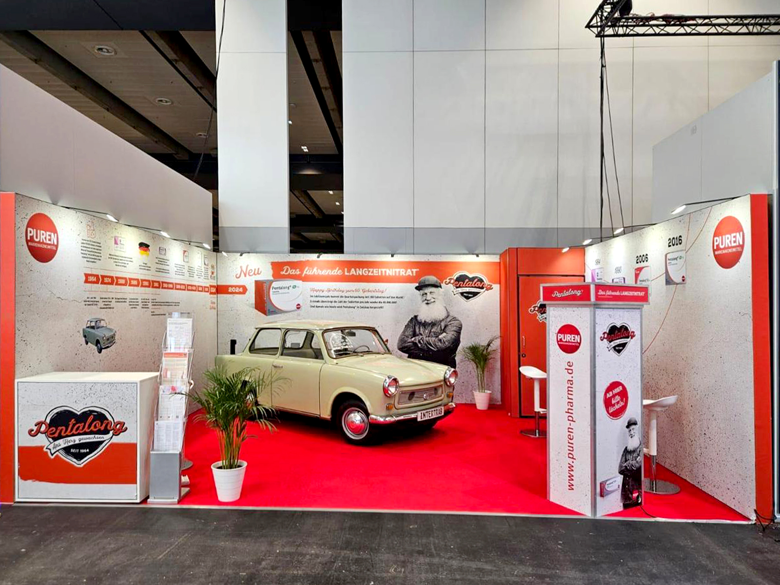 Stand d'exposition pour PUREN Pharma GmbH