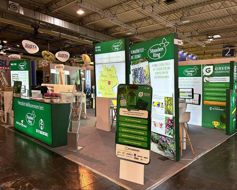 Stand d'exposition pour Stauden Ring