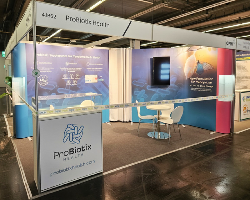 Stand d'exposition pour Probiotix - CPHI Frankfurt 2025 Frankfurt